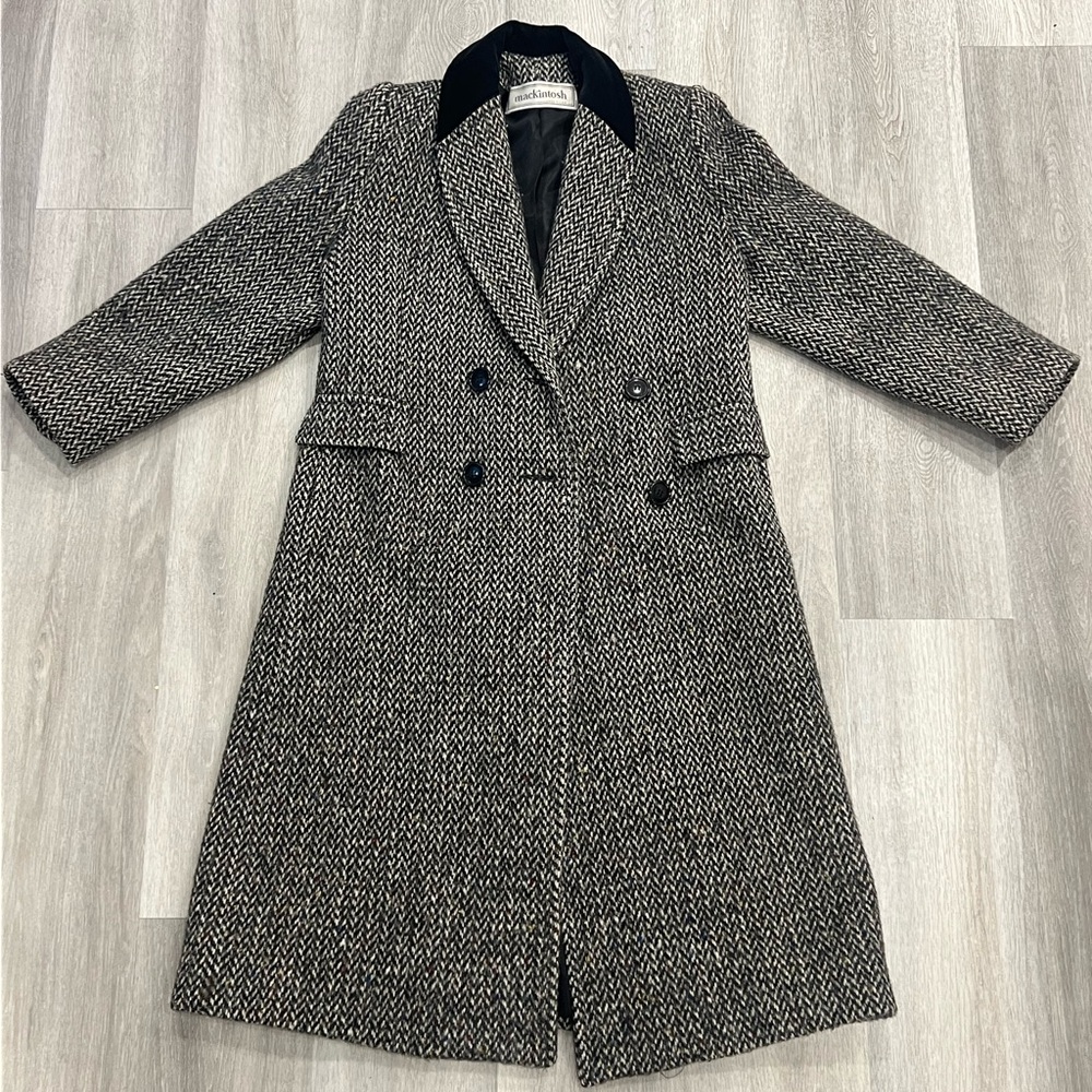 mackintosh wool coat New Arrivals Vintage 1970s Mackintosh 100% wool